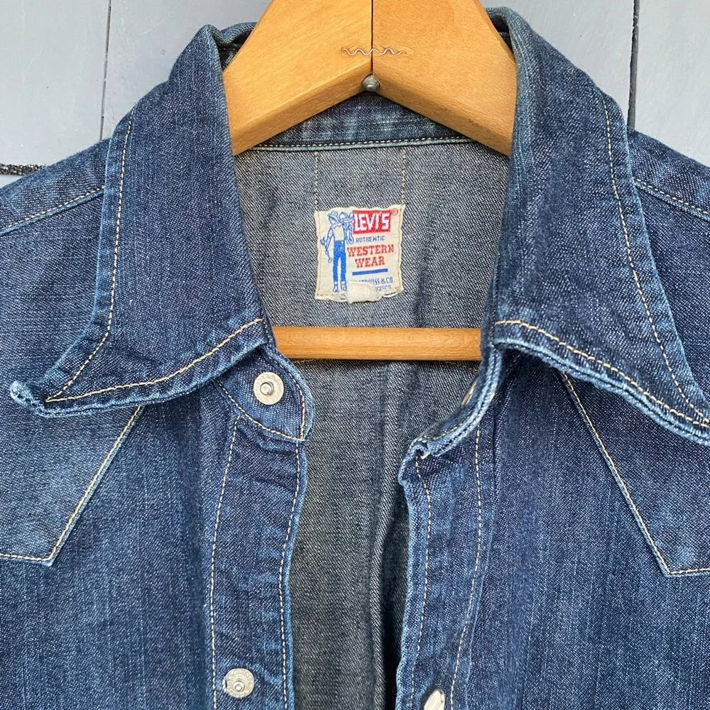 Levi's | Shirts | Lvc Levis Vintage Clothing Western Wear Sawtooth